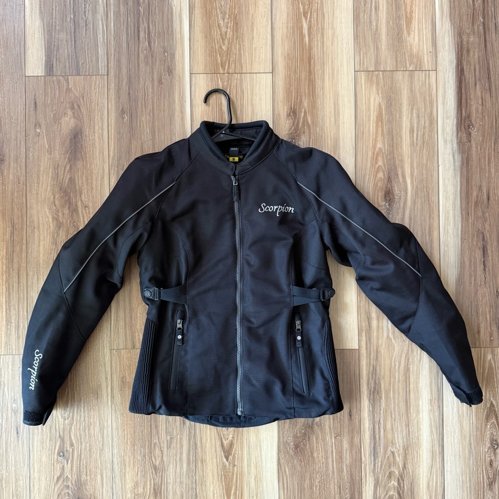 Women's Black Scorpion Motorcycle Jacket